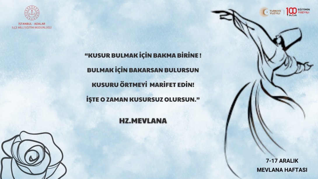 7-17 ARALIK MEVLANA HAFTASI